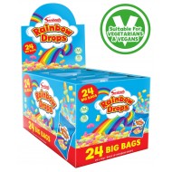 Swizzels Rainbow Drops Mega Bags 32g 24 Count Suitable For Vegetarians & Vegans